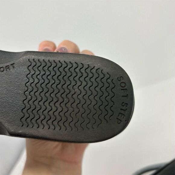 SAS Women's Twin Slip-On Loafers Black Leather Casual Comfort Size 9 Narrow - Picture 11 of 15